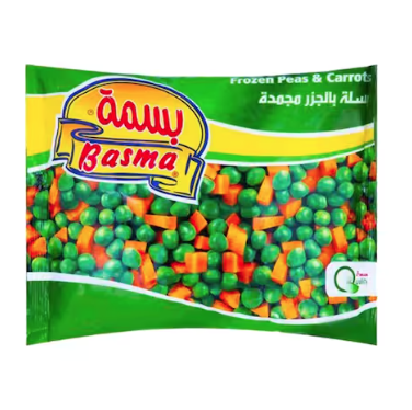 بسمة بسلة بالجزر مجمدة - 400 جرام
